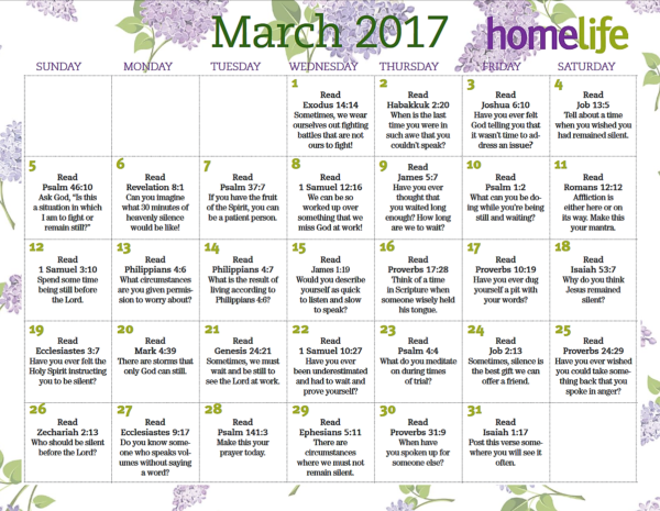 Lifeway Women March Devotional Calendar | Home with a Twist