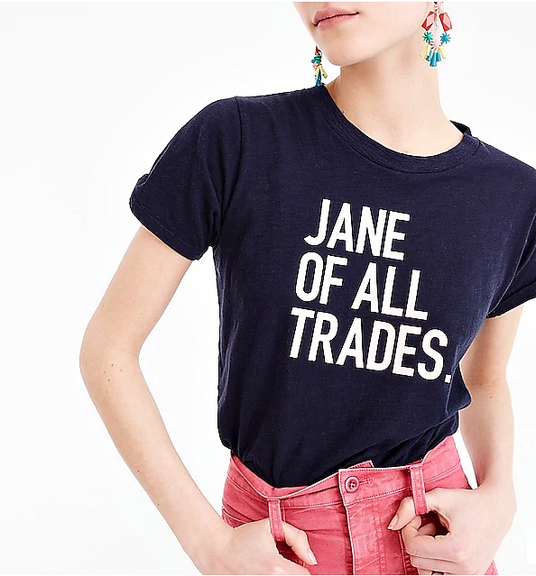 j crew graphic tees