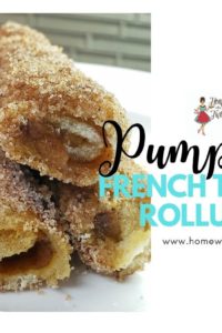 Pumpkin French Toast Roll Ups