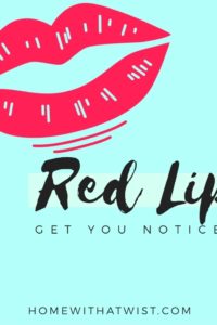 Get Noticed – Wear Red Lipstick