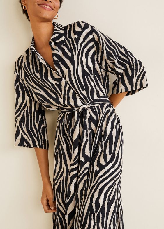 mango zebra dress