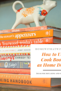 How to Use Cook Books as Home Decor