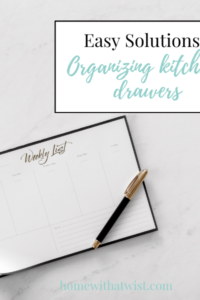 Organizing Kitchen Drawers