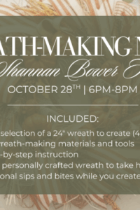 Wreath Making Night at Shannan Bower Home